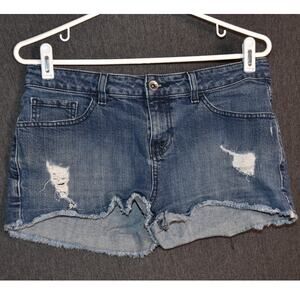 Vans Vintage Mini Women's Junior 9 Distressed Cut Off Jean Shorts Jorts